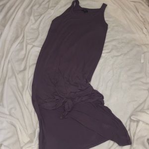 Purple maxi dress